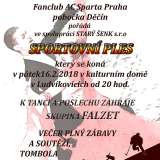 Sportovní ples Fanklubu Sparta Praha