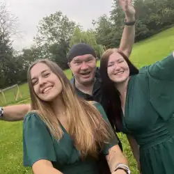 Narozeninové hraní na zahradě